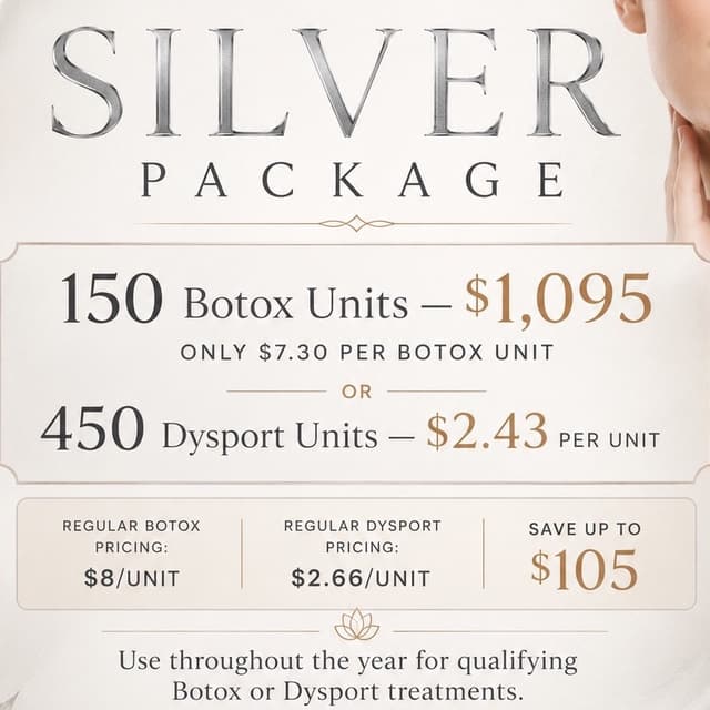 Silver Botox & Dysport Package at Perfect Aesthetics - Browse treatments,view pricing, book online 24/7 in Cedar Park, TX